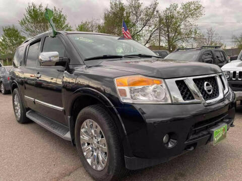 2015 Nissan Armada for sale at GO GREEN MOTORS in Lakewood CO