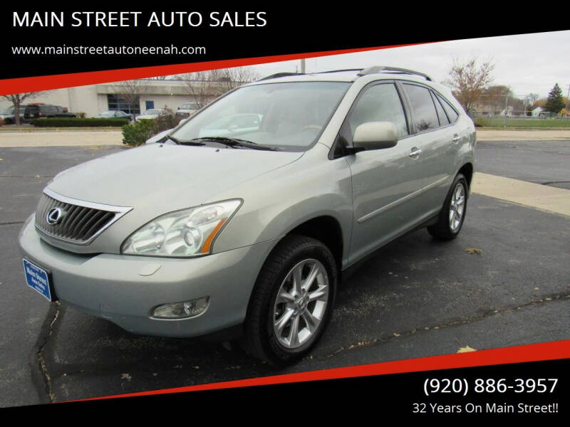2008 Lexus RX 350 for sale at MAIN STREET AUTO SALES in Neenah WI