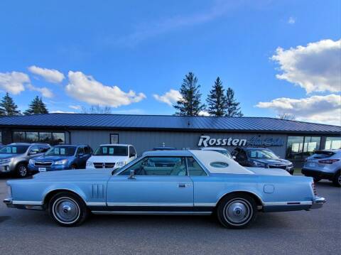 1977 Lincoln Continental for sale at ROSSTEN AUTO SALES in Grand Forks ND