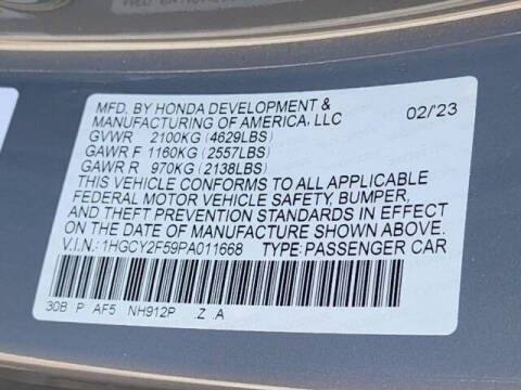 2023 Honda Accord Hybrid