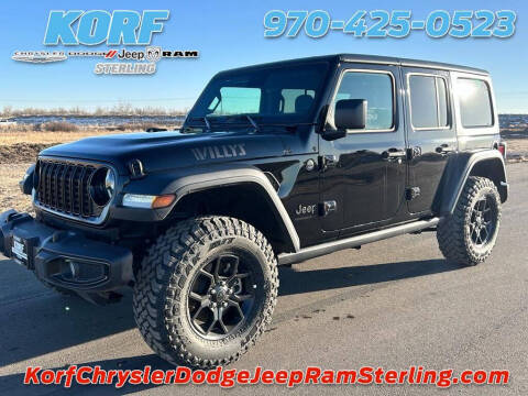 2024 Jeep Wrangler for sale at Tony Peckham @ Korf Motors in Sterling CO