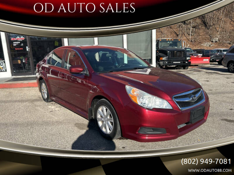 2012 Subaru Legacy for sale at OD AUTO SALES in Pownal VT
