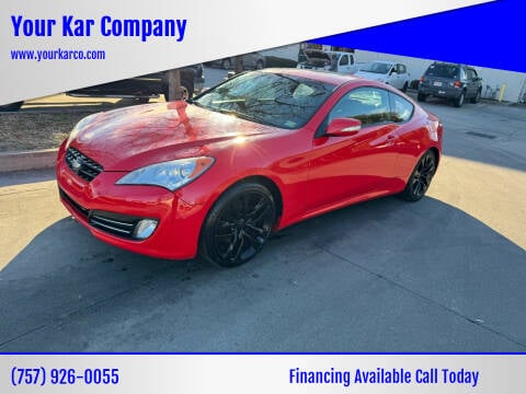 2010 Hyundai Genesis Coupe for sale at Your Kar Company in Norfolk VA