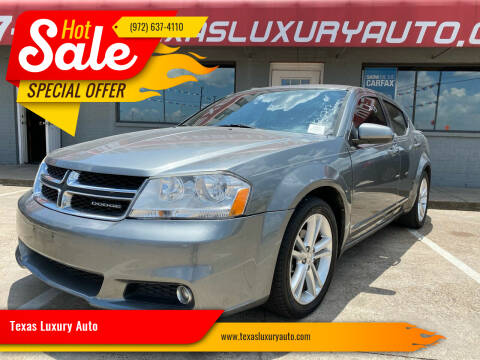 2011 Dodge Avenger for sale at Texas Luxury Auto in Cedar Hill TX