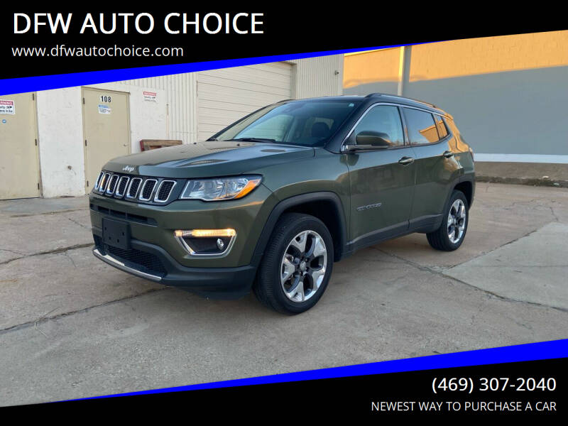2021 Jeep Compass for sale at DFW AUTO CHOICE in Dallas TX