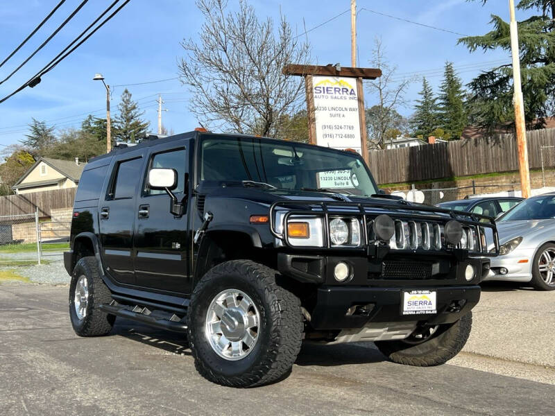 2003 HUMMER H2 for sale at Sierra Auto Sales Inc in Auburn CA