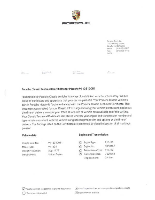 1973 Porsche 911