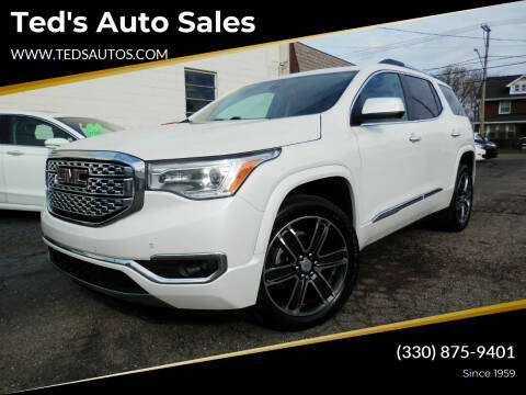 2017 GMC Acadia for sale at Ted's Auto Sales in Louisville OH