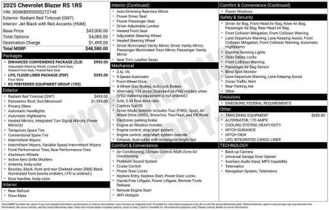 2025 Chevrolet Blazer RS