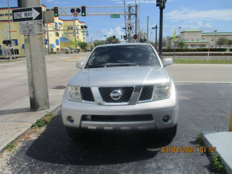 2006 Nissan Pathfinder for sale at K & V AUTO SALES LLC in Hollywood FL