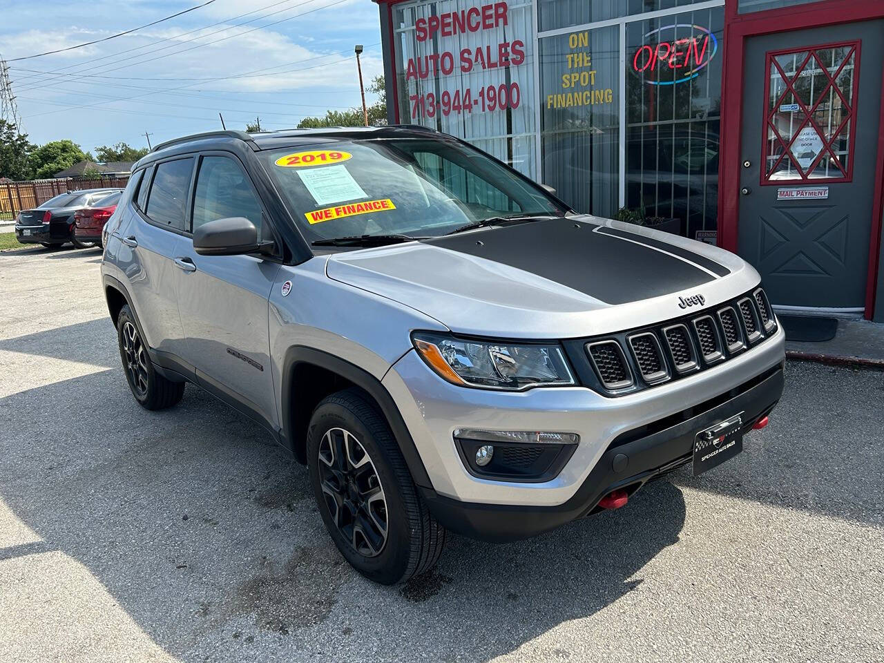 2019 Jeep Compass for sale at SPENCER AUTO SALES in South Houston, TX