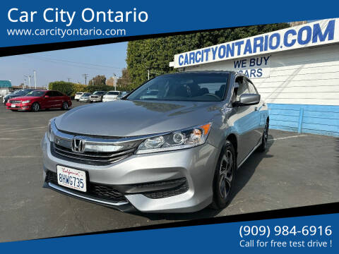2017 Honda Accord for sale at Car City Ontario in Ontario CA
