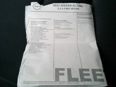 2023 Nissan Altima 2.5 S