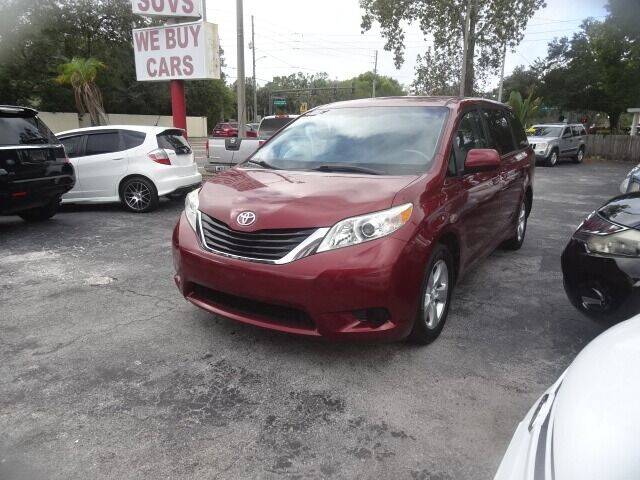 2012 Toyota Sienna for sale at DONNY MILLS AUTO SALES in Largo FL
