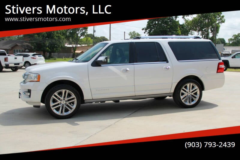 2015 Ford Expedition EL for sale at Stivers Motors, LLC in Nash TX