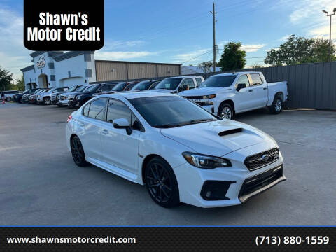 2019 Subaru WRX for sale at Shawn's Motor Credit in Houston TX