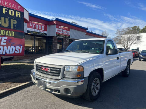 2006 GMC Sierra 1500 for sale at HW Auto Wholesale in Norfolk VA