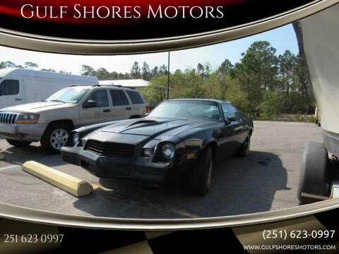 1978 Chevrolet Camaro for sale at Gulf Shores Motors in Gulf Shores AL