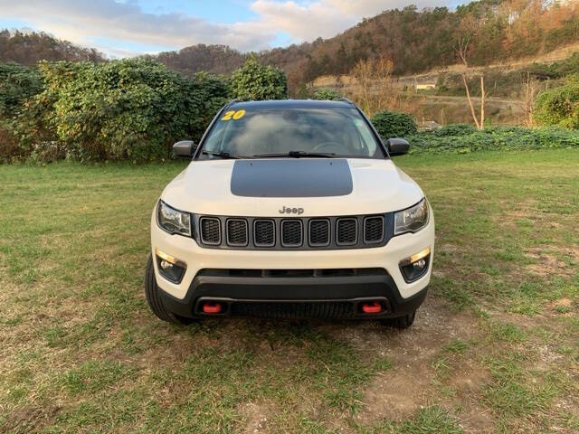 Used 2020 Jeep Compass Trailhawk with VIN 3C4NJDDB4LT105749 for sale in Hazard, KY