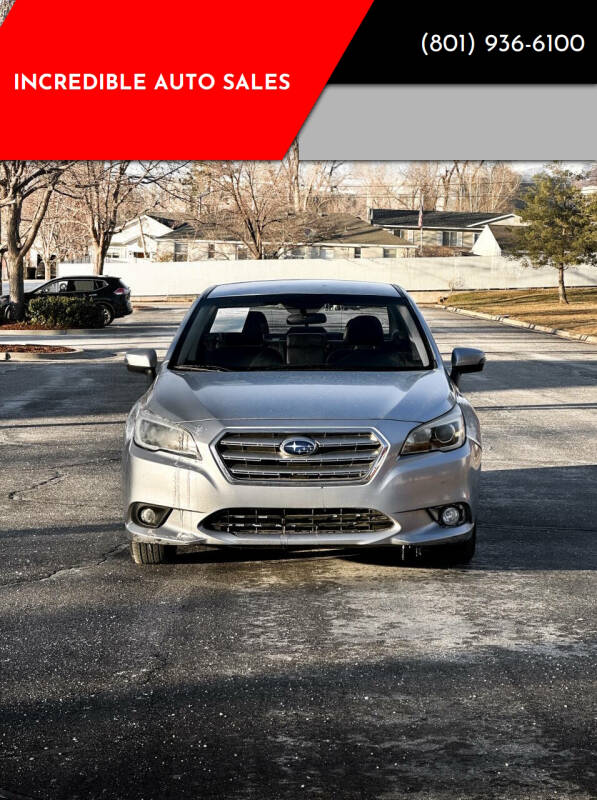 2015 Subaru Legacy for sale at INCREDIBLE AUTO SALES in Bountiful UT