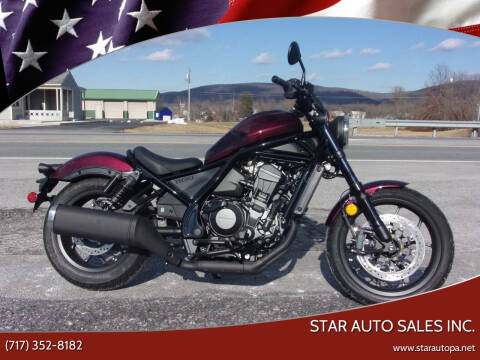 2022 Honda Rebel 1100 for sale at Star Auto Sales inc. in Fayetteville PA