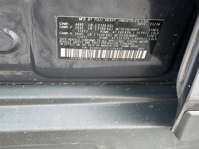 2015 Subaru Outback 2.5i Premium