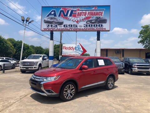 2018 Mitsubishi Outlander for sale at ANF AUTO FINANCE in Houston TX