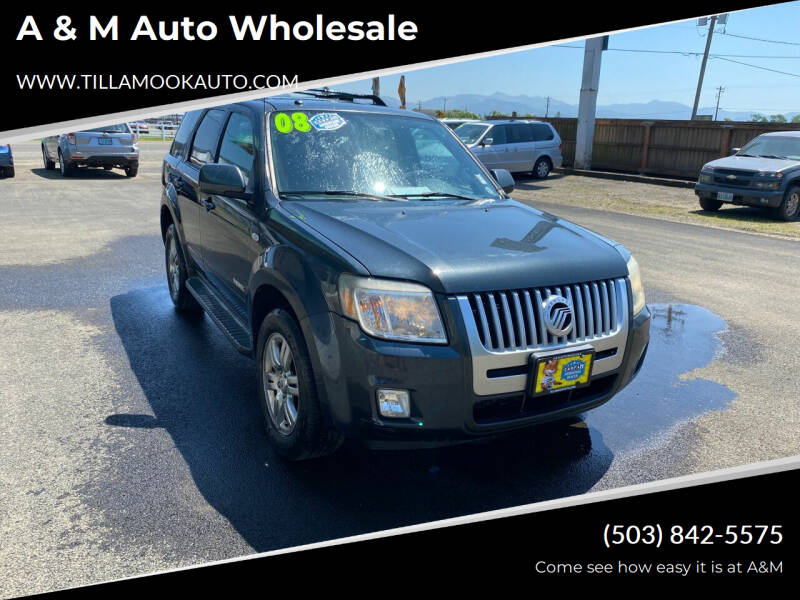 2008 Mercury Mariner for sale at A & M Auto Wholesale in Tillamook OR