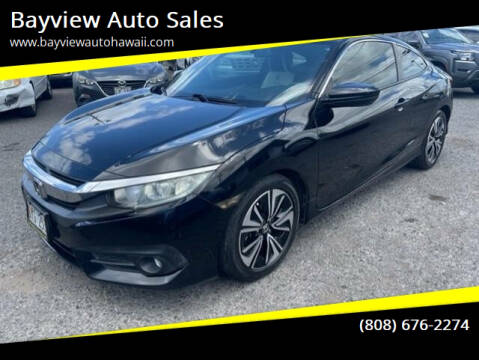 2016 Honda Civic for sale at Bayview Auto Sales in Waipahu HI