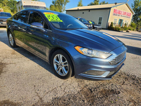 2018 Ford Fusion for sale at Reliable Cars Sales Inc. in Michigan City IN