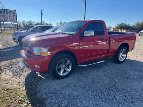2012 RAM 1500 for sale at Baileys Truck and Auto Sales in Effingham SC