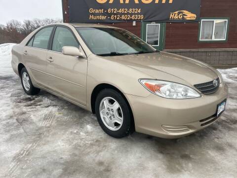 2002 Toyota Camry for sale at H & G AUTO SALES LLC in Princeton MN