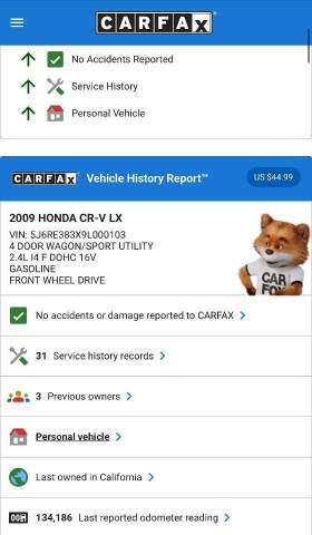 2009 Honda CR-V LX