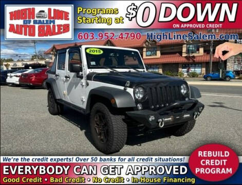 2015 Jeep Wrangler Unlimited for sale at High Line Auto Sales of Salem in Salem NH