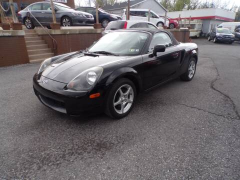 2002 Toyota MR2 Spyder for sale at WORKMAN AUTO INC in Bellefonte PA