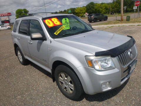 2008 Mercury Mariner for sale at Country Side Car Sales in Elk River MN