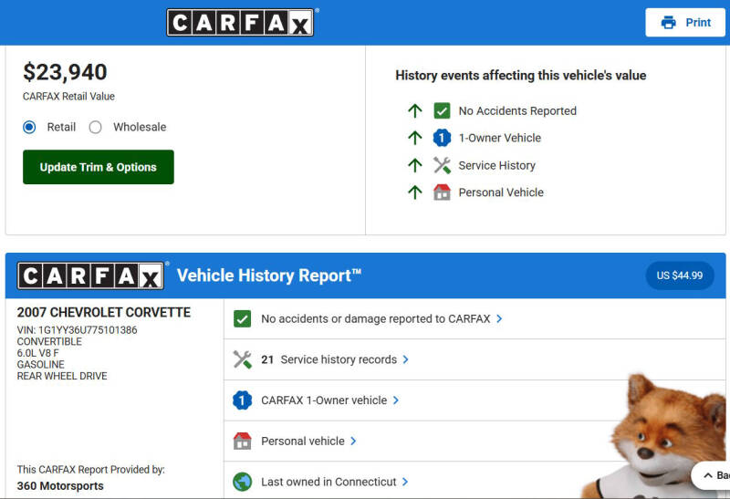 2007 Chevrolet Corvette