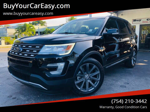 2016 Ford Explorer for sale at BuyYourCarEasy.com in Hollywood FL