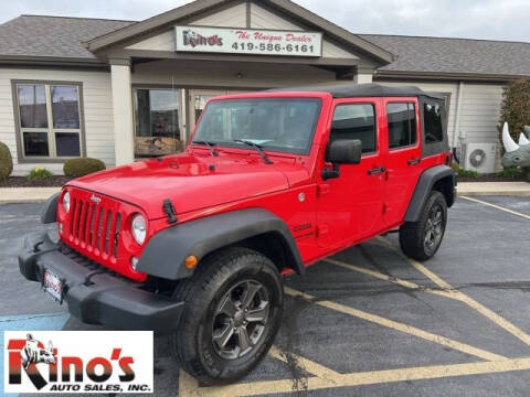 2018 Jeep Wrangler JK Unlimited for sale at Rino's Auto Sales in Celina OH