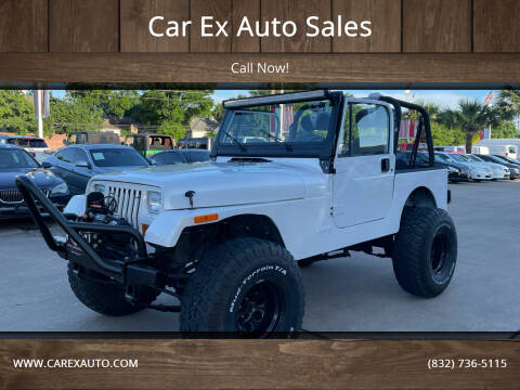 1992 Jeep Wrangler for sale at Car Ex Auto Sales in Houston TX