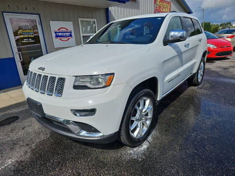 2014 Jeep Grand Cherokee for sale at Faithful Cars Auto Sales in North Branch MI