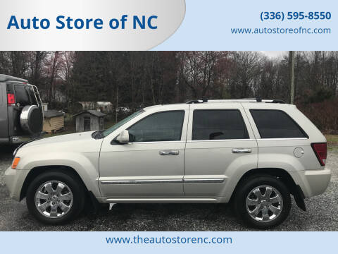2009 Jeep Grand Cherokee for sale at Auto Store of NC in Walnut Cove NC