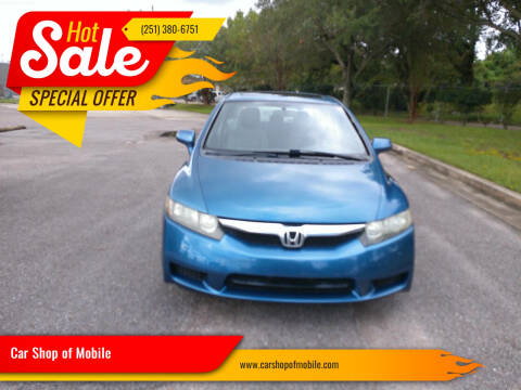 2011 Honda Civic for sale at Car Shop of Mobile in Mobile AL