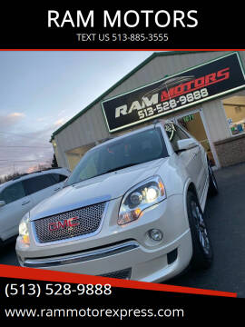 2011 GMC Acadia for sale at RAM MOTORS in Cincinnati OH