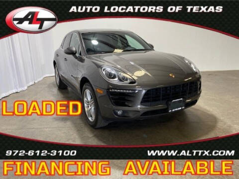2016 Porsche Macan for sale at AUTO LOCATORS OF TEXAS in Plano TX