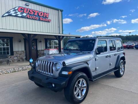 2018 Jeep Wrangler Unlimited for sale at Custom Auto Sales - AUTOS in Longview TX
