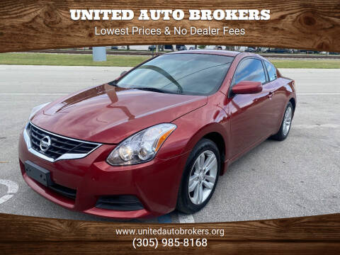 2013 Nissan Altima for sale at UNITED AUTO BROKERS in Hollywood FL
