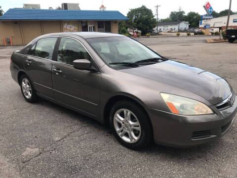 2006 Honda Accord for sale at Cherry Motors in Greenville SC