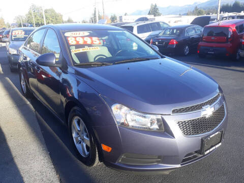 2013 Chevrolet Cruze for sale at Low Auto Sales in Sedro Woolley WA