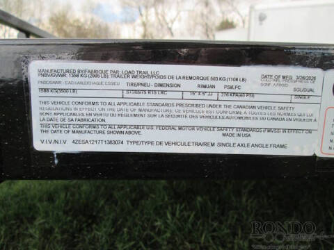 2026 Load Trail Single Axle Utility SE7712031